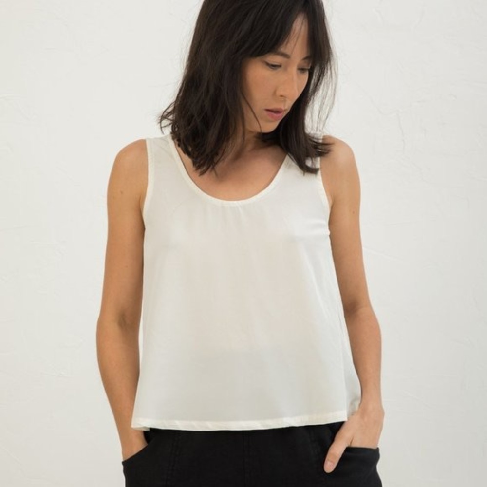 Elizabeth Suzann Ella Slip Tank in Silk Crepe